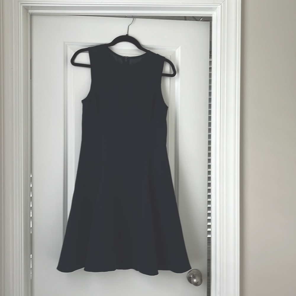Dress Reiss fit & flare knit dress in navy